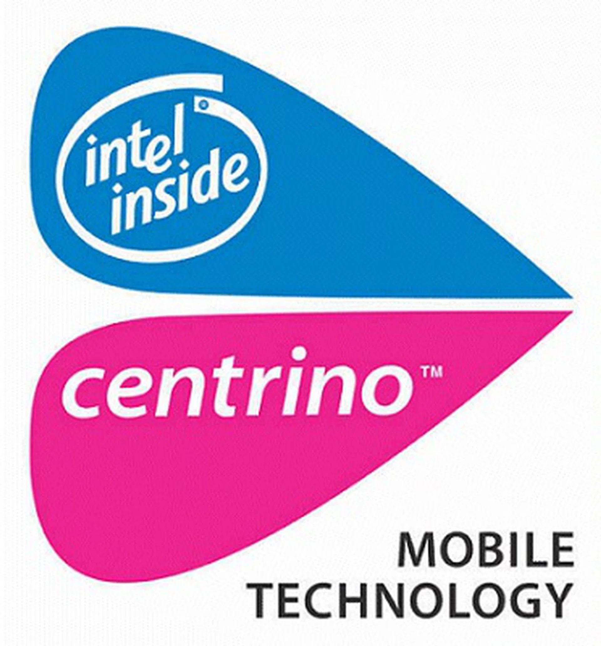  The logo of the first and second Centrino platform which is hardly recognizable when compared to the newer logos.  