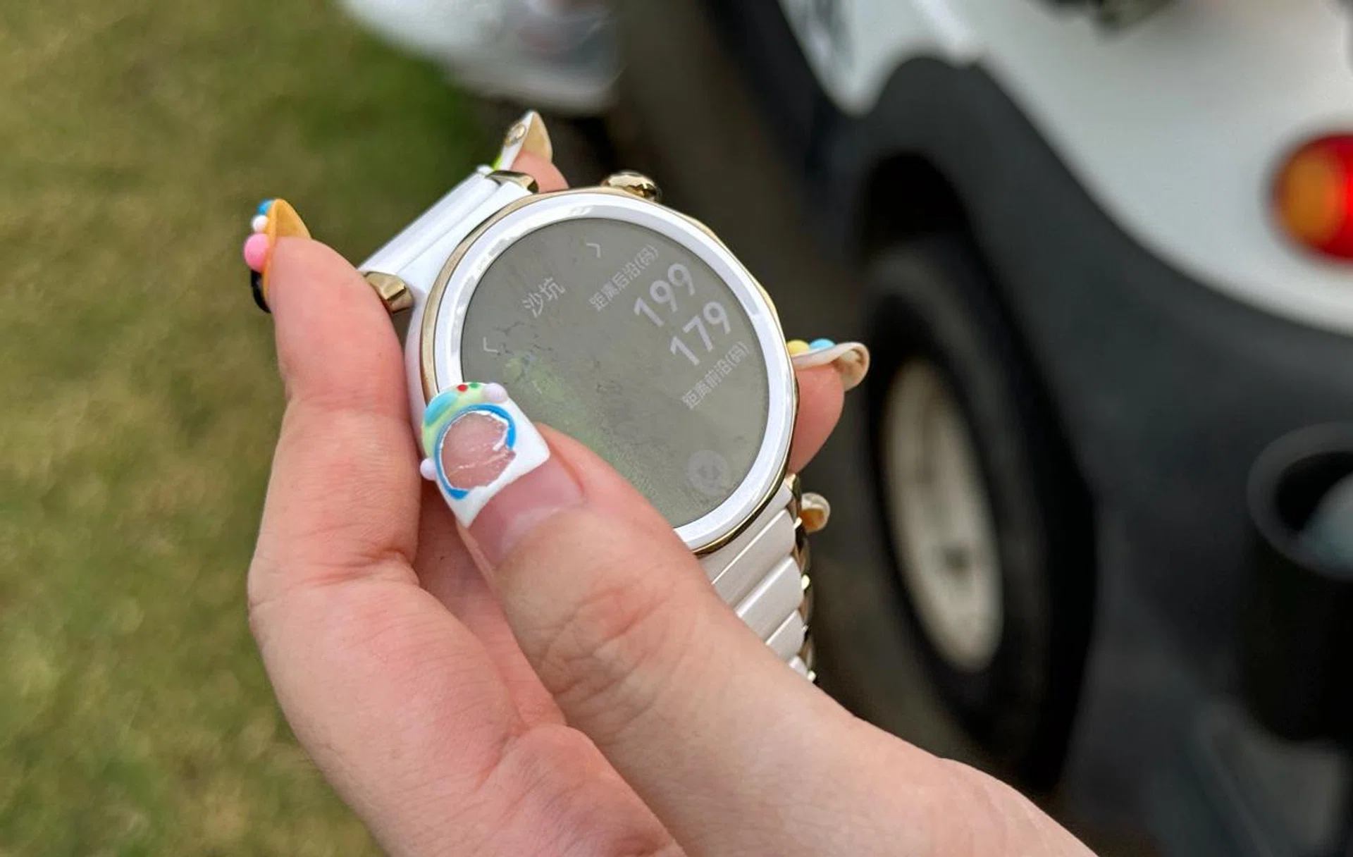 The smaller, 42mm version of the Watch GT 5 Pro. The others pictured above are the 46mm variant. Photo: HWZ.