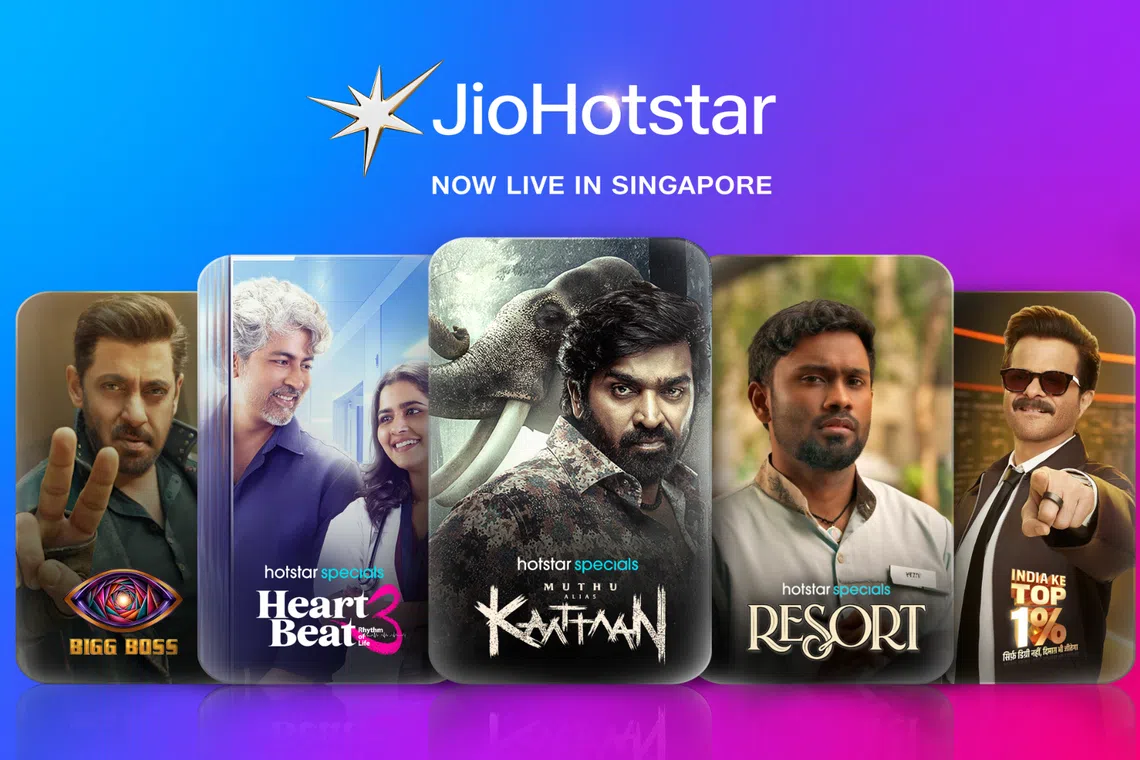 JioHotstar, the Netflix of India, is now streaming in Singapore, taking on the existing incumbents