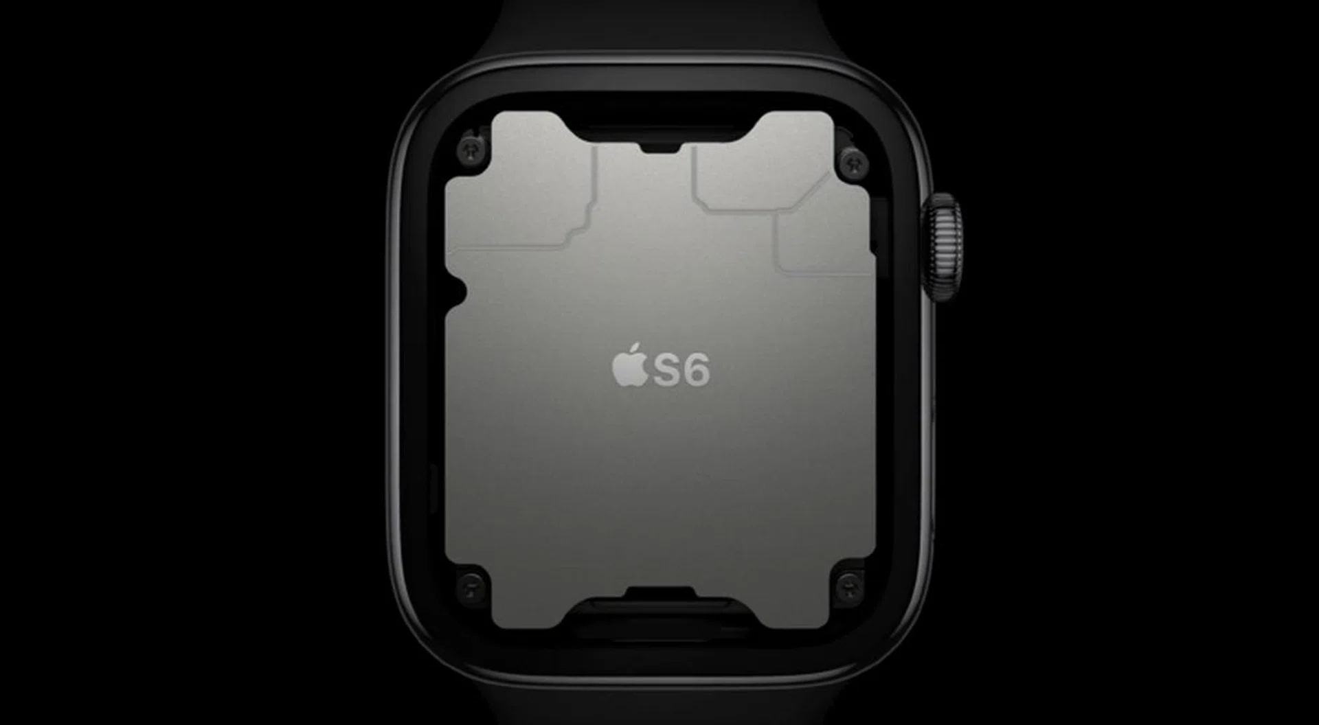 Series 6 is powered by the new S6 chip that's based on the A13 Bionic chip.