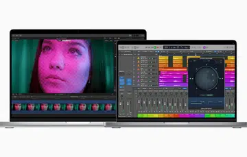 The updates take full advantage of the power of the new processors. Image source: Apple. 

