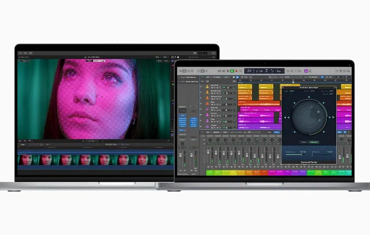 The updates take full advantage of the power of the new processors. Image source: Apple. 
