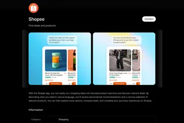 What the Shopee app looks like in your ChatGPT App store