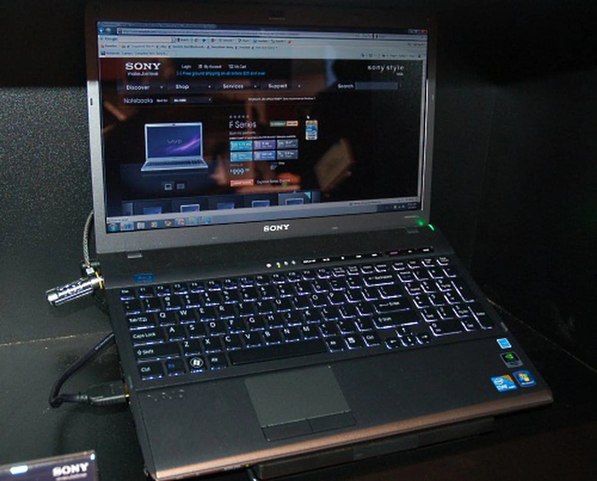 9 full HD display and powered by Core i7 processors and NVIDIA's GT 310M or 330M graphics, it comes with a Blu-ray drive and HDMI output. Though it may not be obvious here, the keyboard is backlit and it's done automatically through an ambient light sensor. Best of all, you can pre-order it now with prices going for US$1000 for the base model.