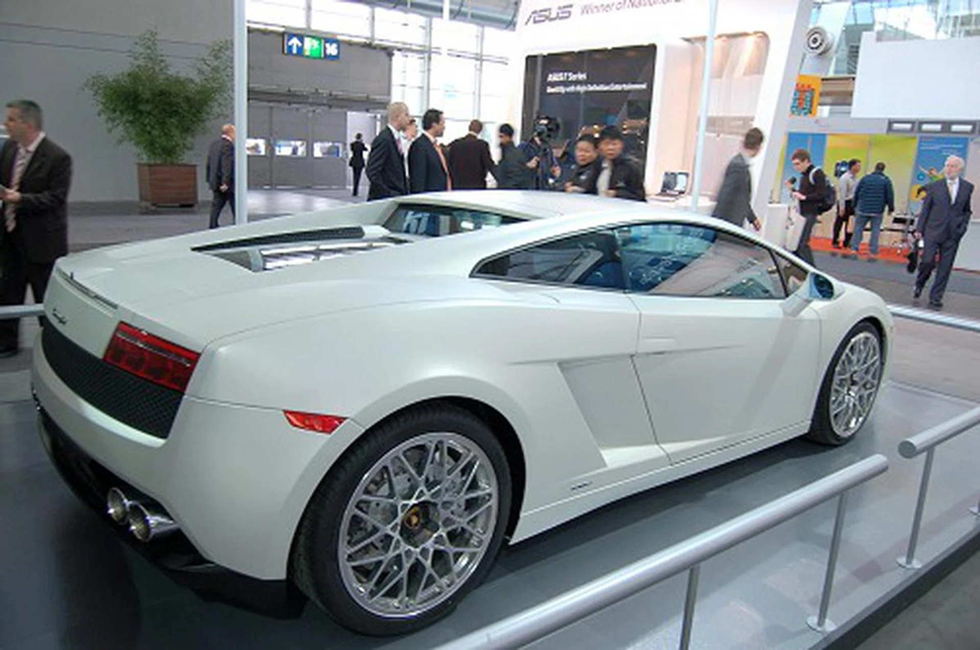  Here's another view of the super car looking gorgeous in white.  