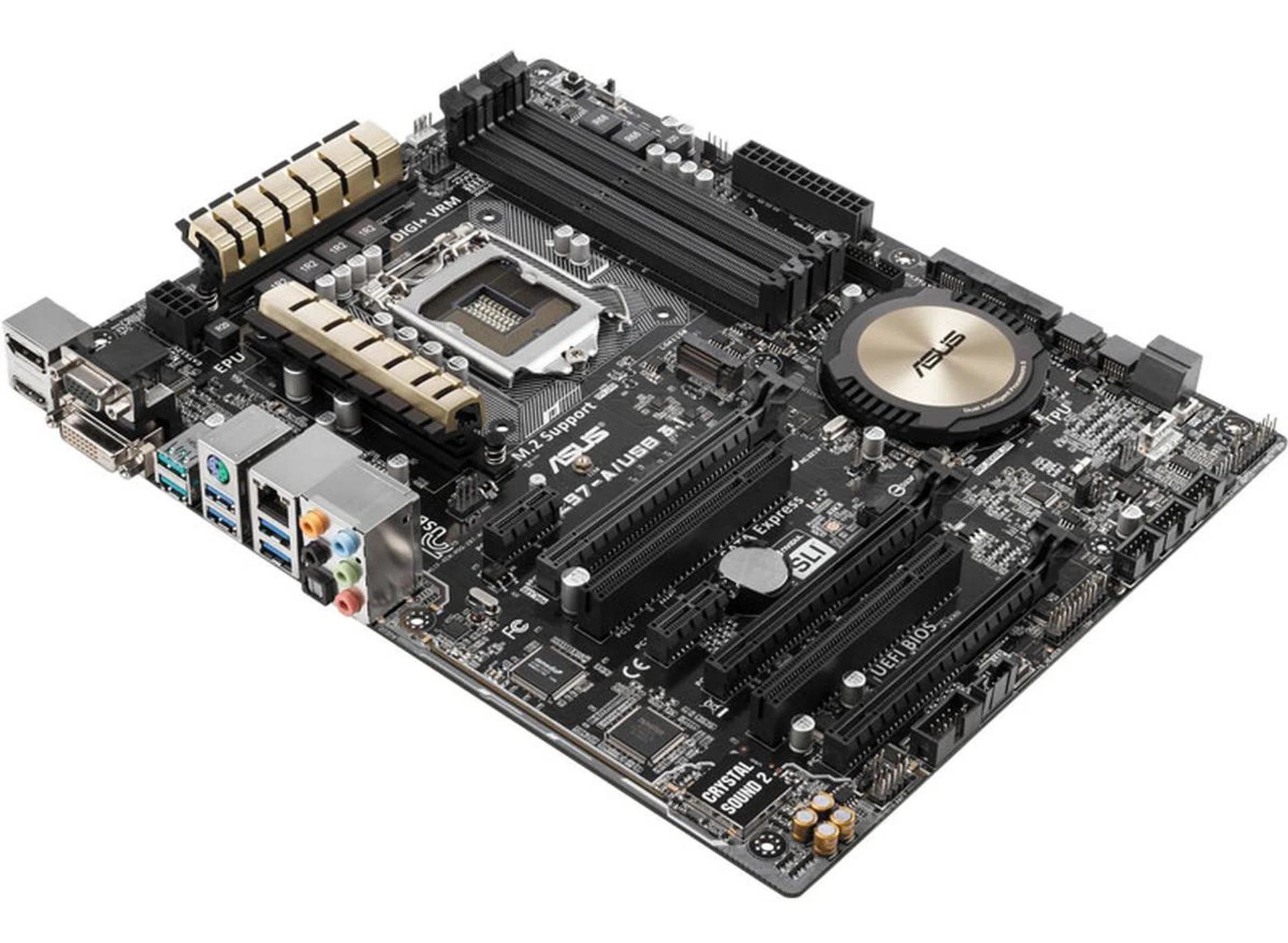 The ASUS Z97-A/USB 3.1 is one of the first motherboards to come with onboard USB 3.1 ports. (Image Source: ASUS)