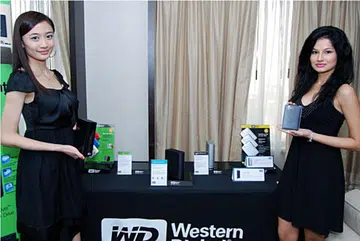 As always, we had some helpful ladies showing us the products being launched.