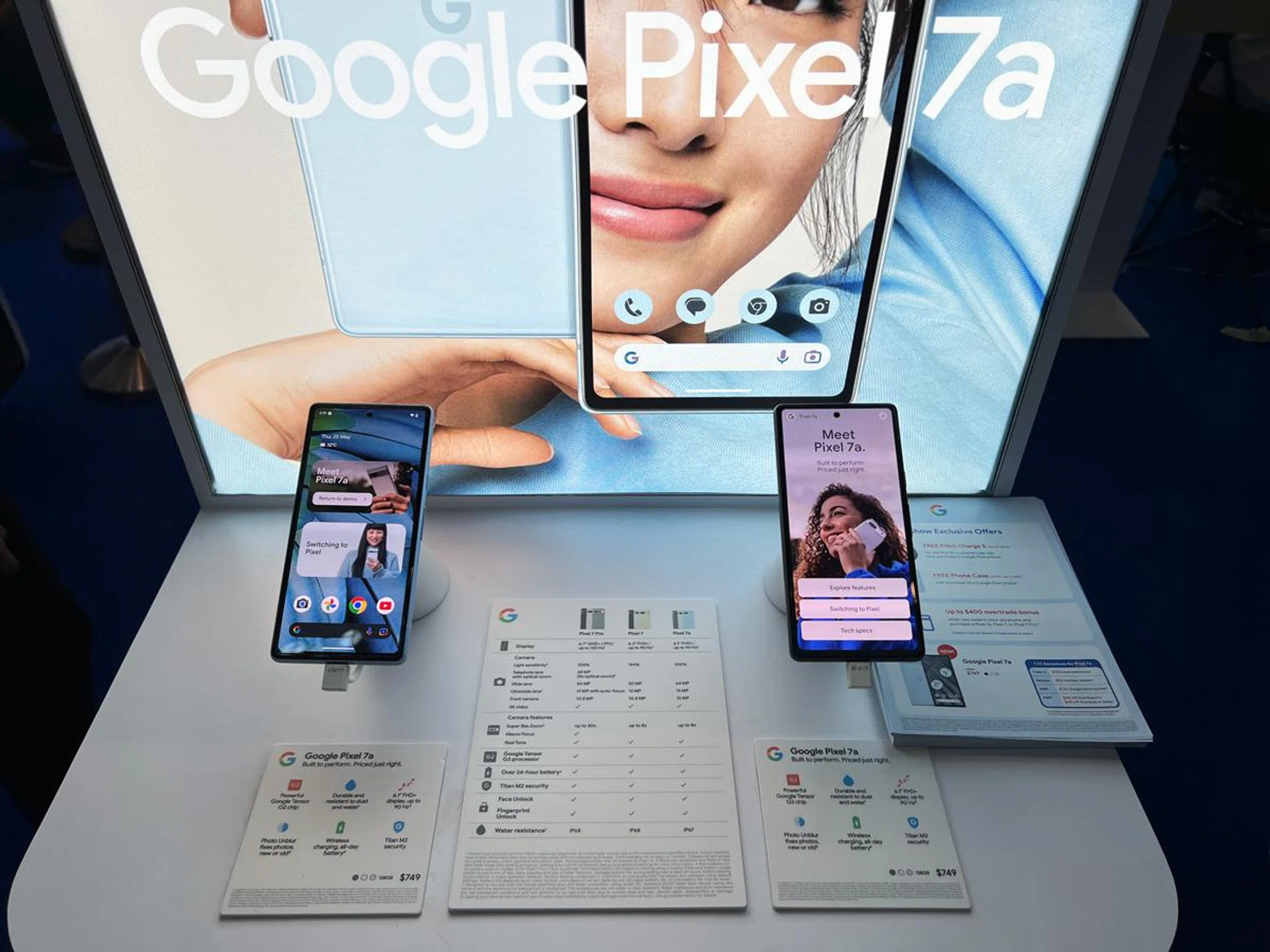 Google Pixel 7a.