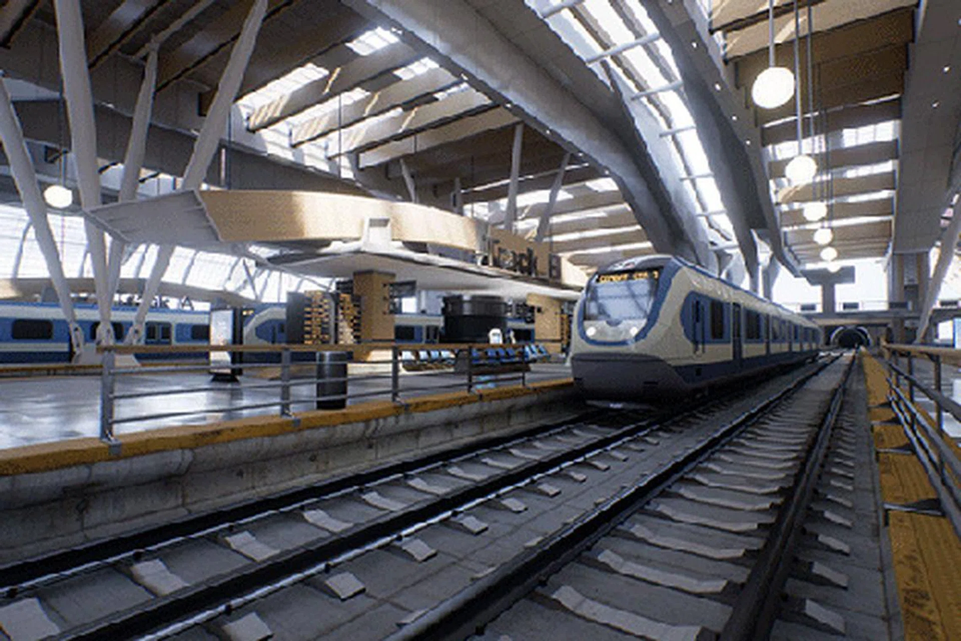 Back in September, Epic Games unveiled "Bullet Train", a VR demo powered by NVIDIA technology. (Image Source: NVIDIA)