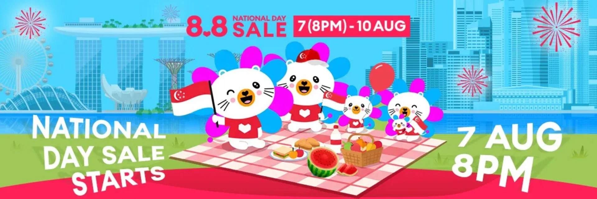 Lazada 8.8 National Day sale