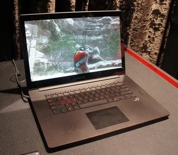The ASUS ROG GX500 is super slim and sports a ultra-high resolution 4K IPS display.