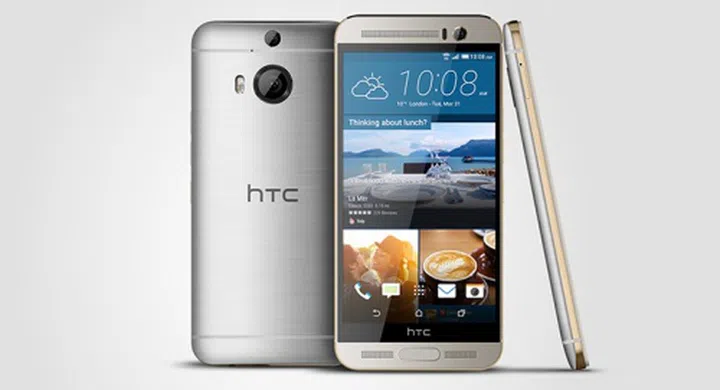 The HTC One M9+. <br>Image source: HTC Blog