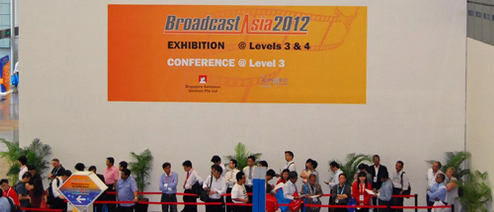 BroadcastAsia 2012 is underway at Suntec Convention Center right now.
