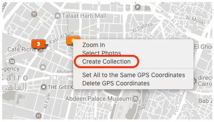You'll now be able to create collections from the Map module. 