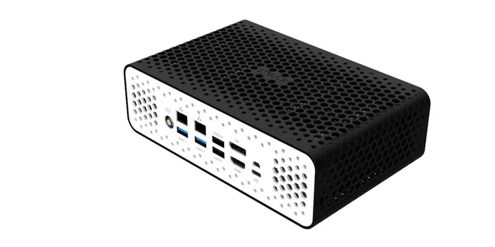 The rear view of the Zotac ZBox CI669 nano (Image source: Zotac)