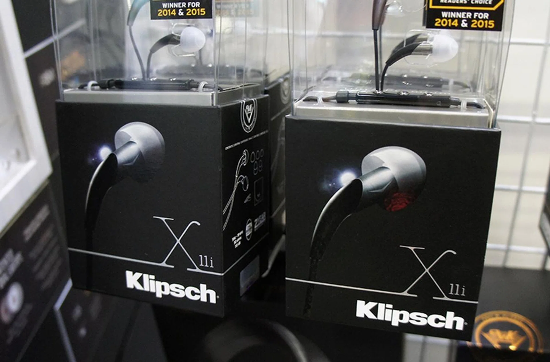 Klipsch's high-end X11i in-ear headphones is one of the world's smallest and lightest headphones. Despite its lightweight and compact size, it still features a full range balanced armature driver. It is going for $483 (U.P.: $569) at the show.