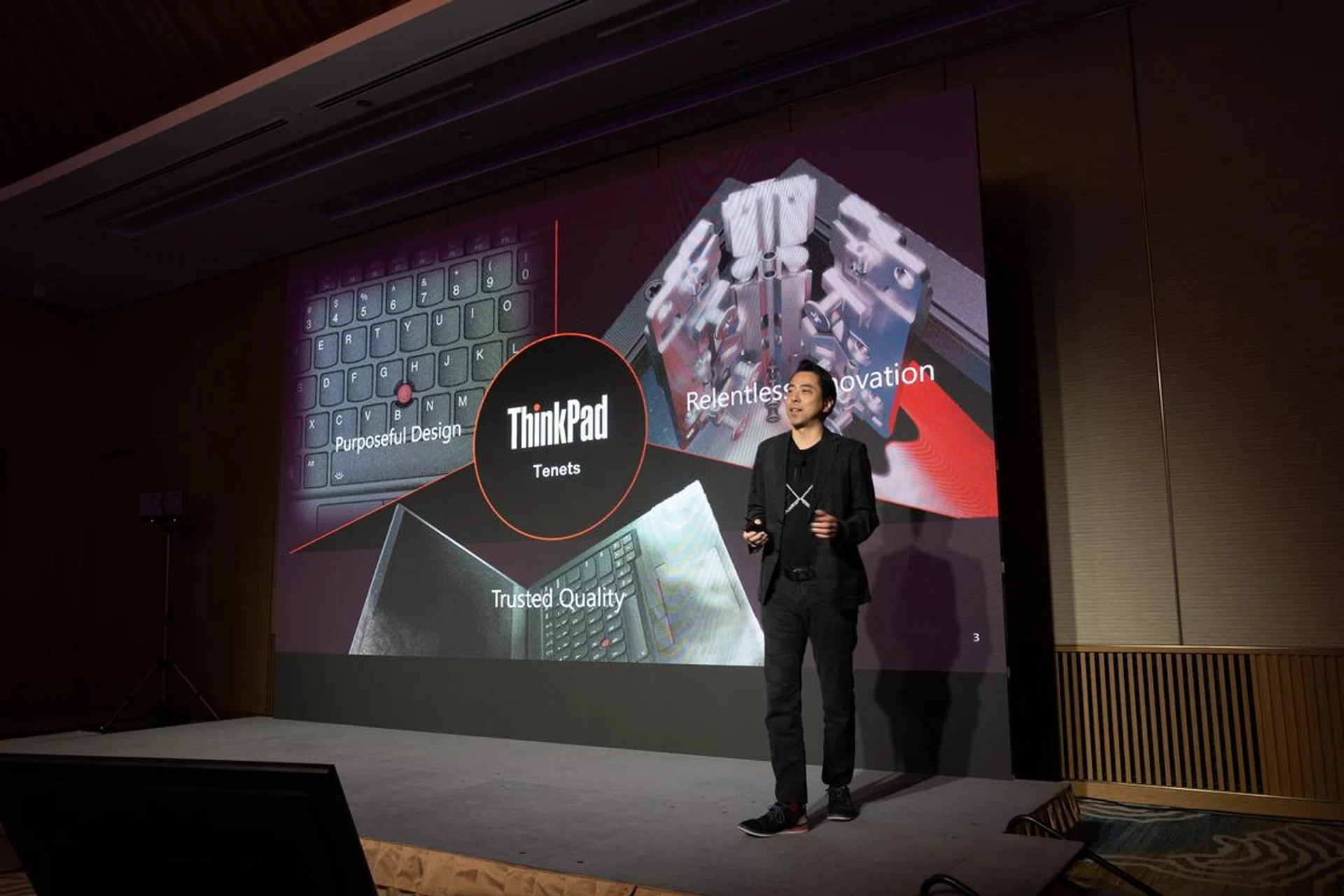 Yasumichi Tsukamoto, Vice President for Commercial Product Solutions Development, Commercial Product Center, Intelligent Devices Group at Lenovo. Photo: HWZ