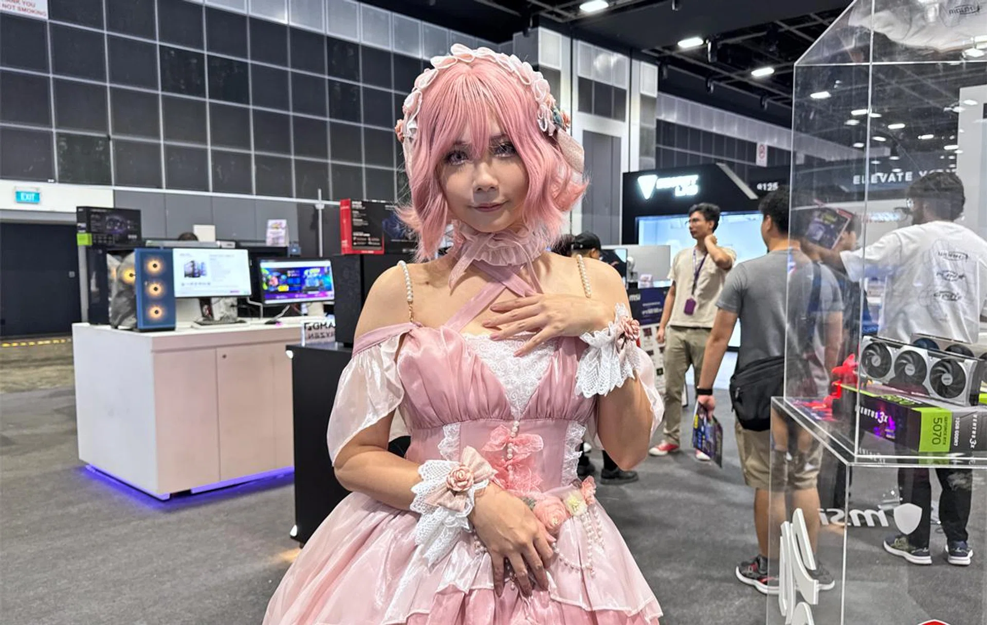 The highlight of IT Show 2025, besides the mobile and audio promotions. Photo: HWZ.