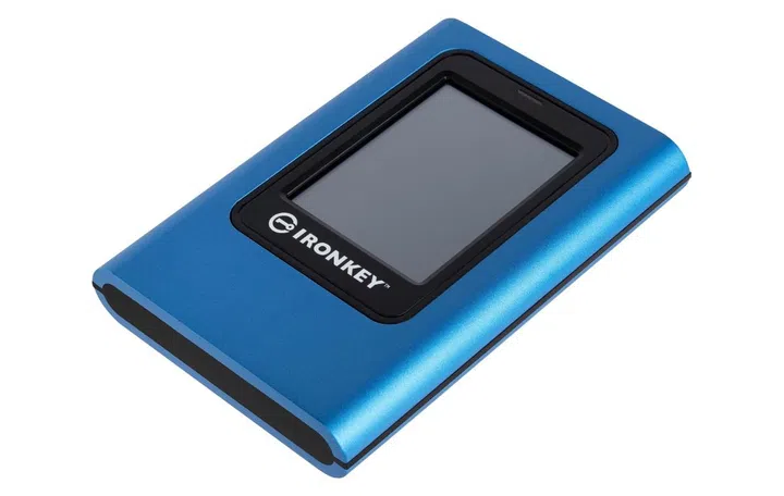 The drive will auto-erase data after 15 failed attempts. Image source: Kingston.