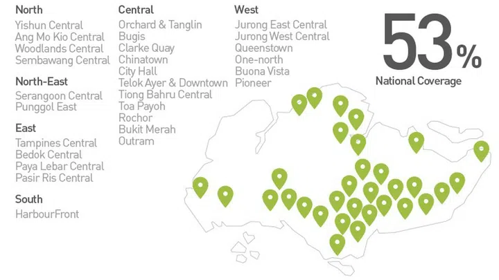 Note: StarHub says 5G network coverage in the above locations may vary and covers mainly outdoor areas only.