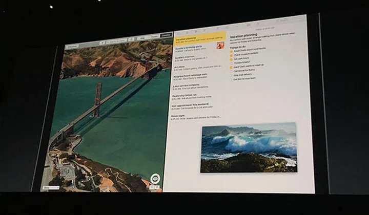 Picture in Picture lets users do work and watch videos at the same time.