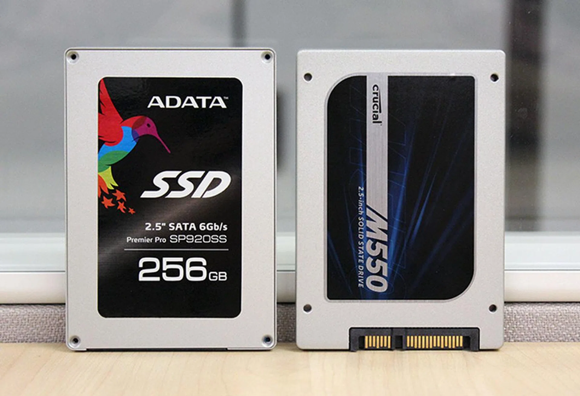 Meet the two latest mainstream SSDs to hit the local market - the ADATA Premier Pro SP920SS and Crucial M550.