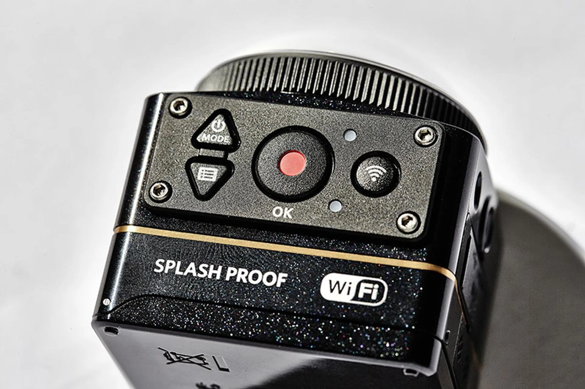 Control of the Kodak SP360 4K is via these buttons or the included remote.