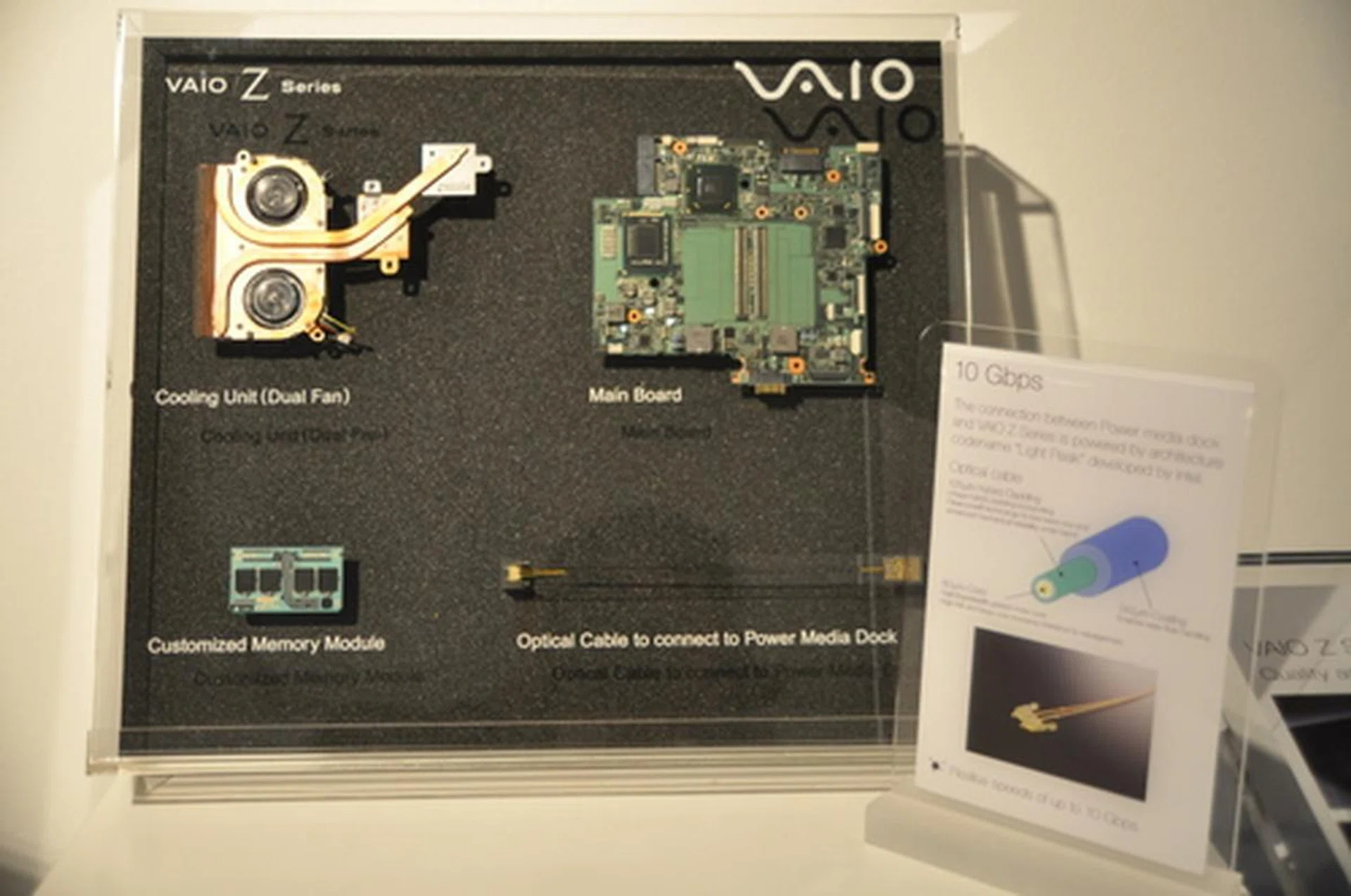 Specific parts have been redesigned to achieve a much smaller than normally possible form factor for the notebook. So much for upgrading a couple years down the road. But hey, who needs to upgrade if the notebook is specced as well as the Vaio Z? That's what Sony's betting on for its intended audience.