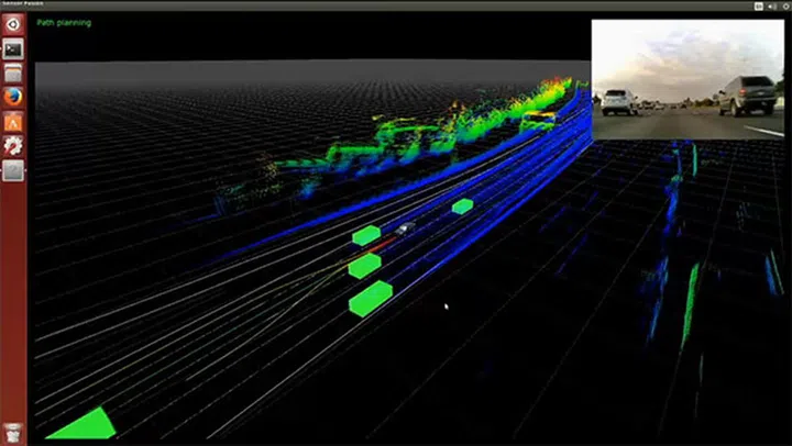 NVIDIA Drive PX 2 path planning