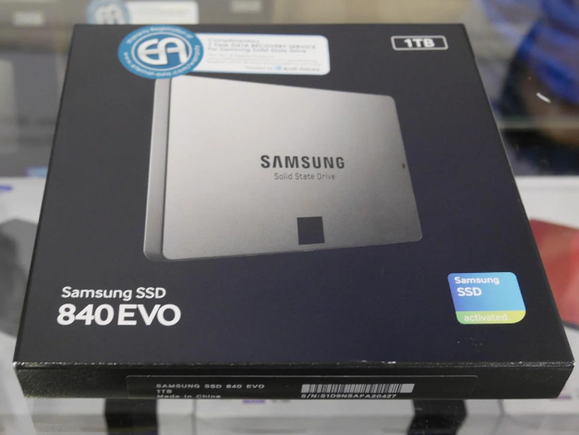The 840 Evo SSD uses Samsung's new 3-bit MLC NAND flash, which increases both speed and reliability. And with Samsung's TurboWrite technology, the 840 Evo's sequential write rate is also increased. The Samsung 840 Evo goes for $119 (120GB), $179 (250GB), $339 (500GB) and $659 (1TB).