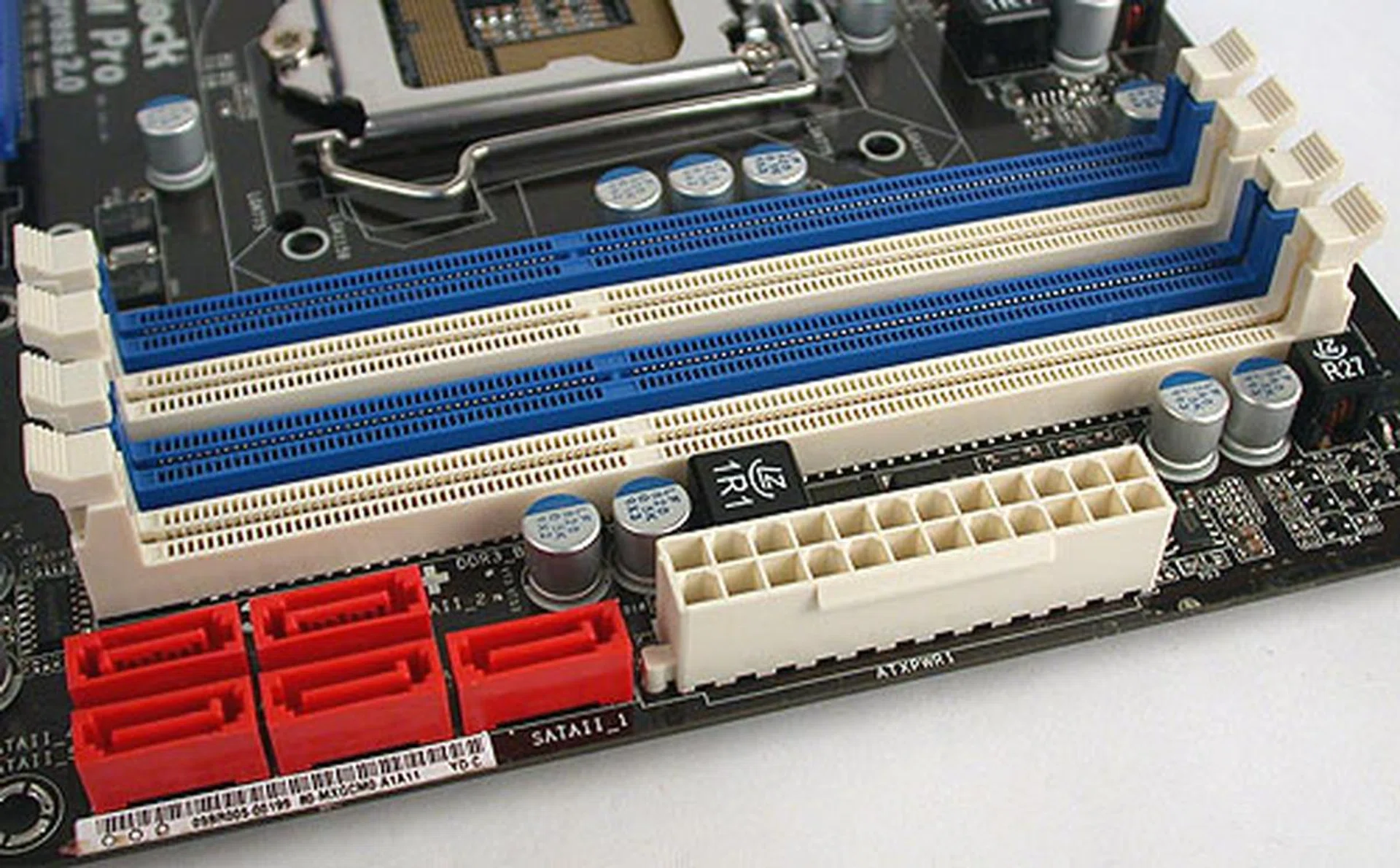 Only five SATA internal ports are left since one has been redirected to the rear eSATA combo port.