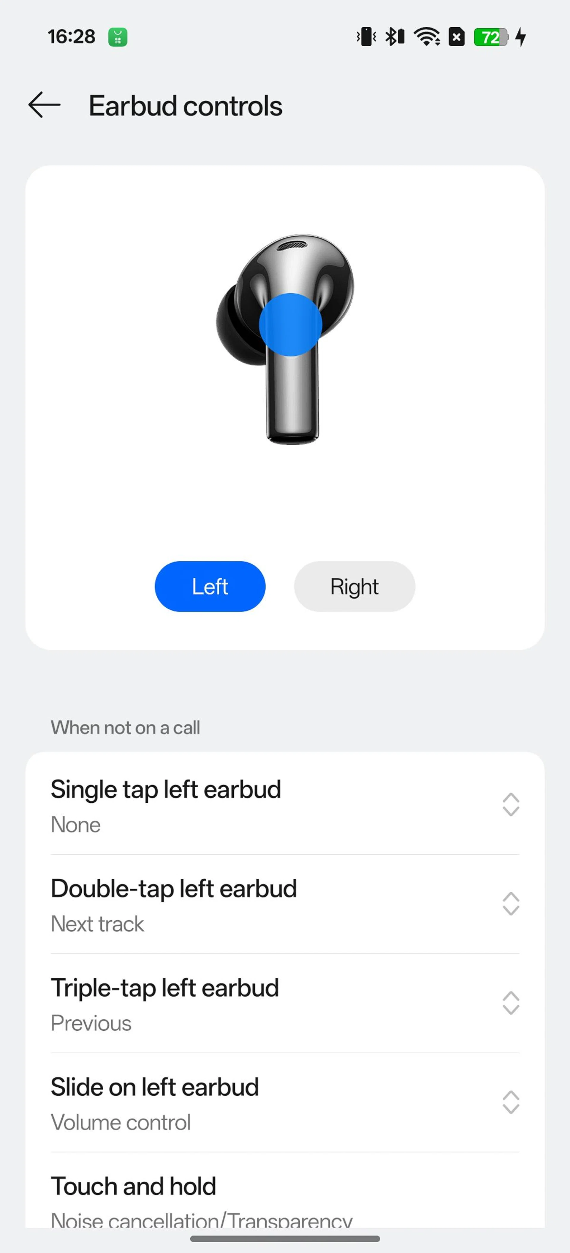 Touch controls. Photo: HWZ.