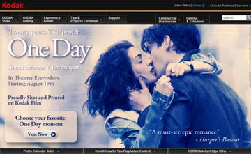 Source: Screenshot taken from Kodak.com