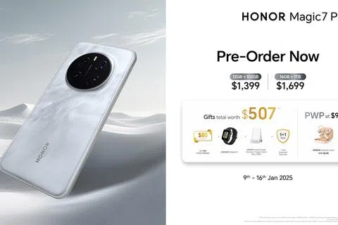 S$1,399 Honor Magic7 Pro brings anti-deepfake detection to
