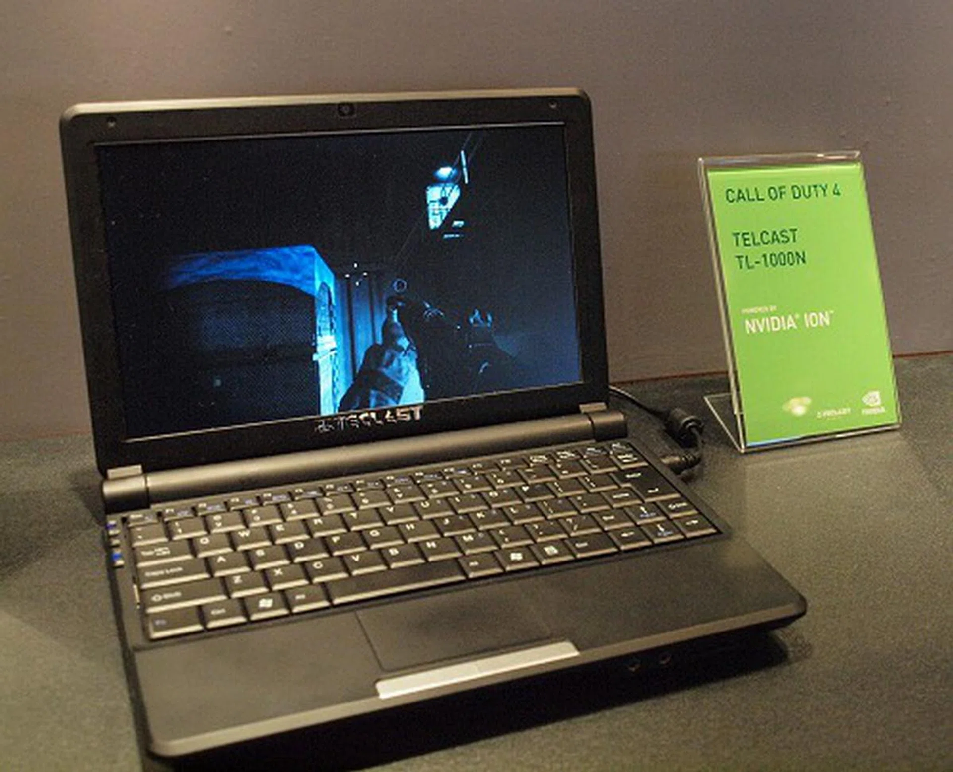 Telecast's TL-1000N is yet another. Notice the Call of Duty 4 game on the machine? Yup, the Ion can handle it well.