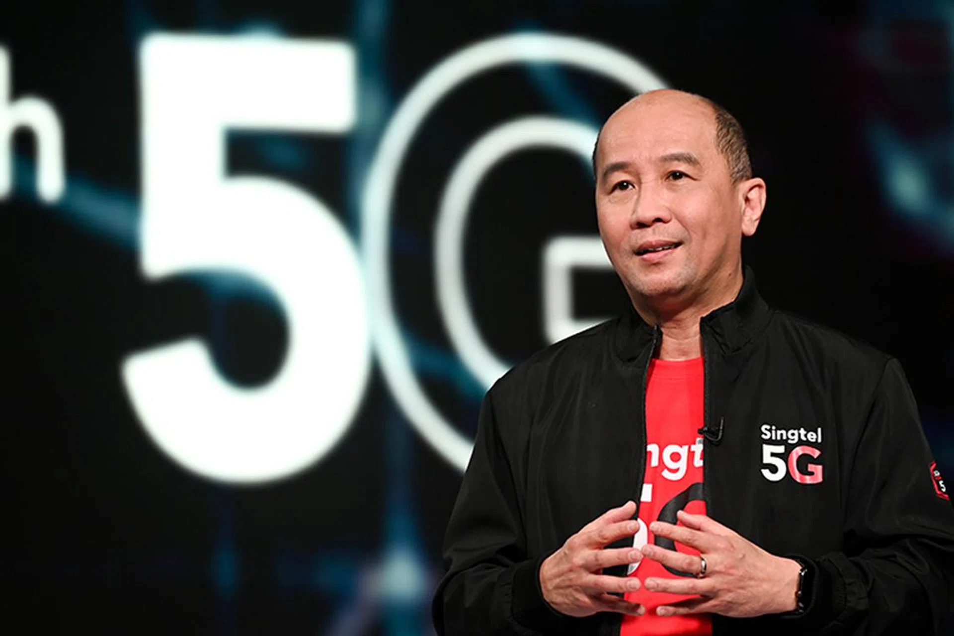 Mr Yuen Kuan Moon, Group CEO of Singtel.