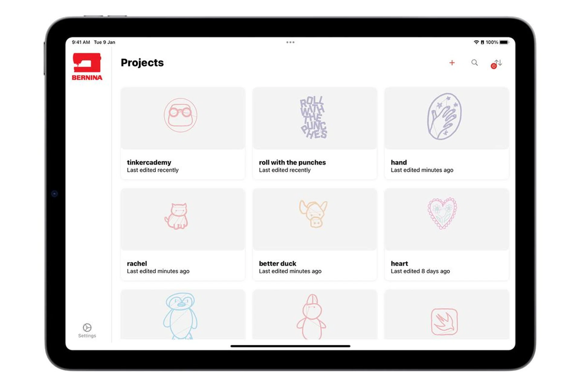 Bianco is an iOS app that helps make machine-embroidery design accessible to creatives. IMAGE: APPLE