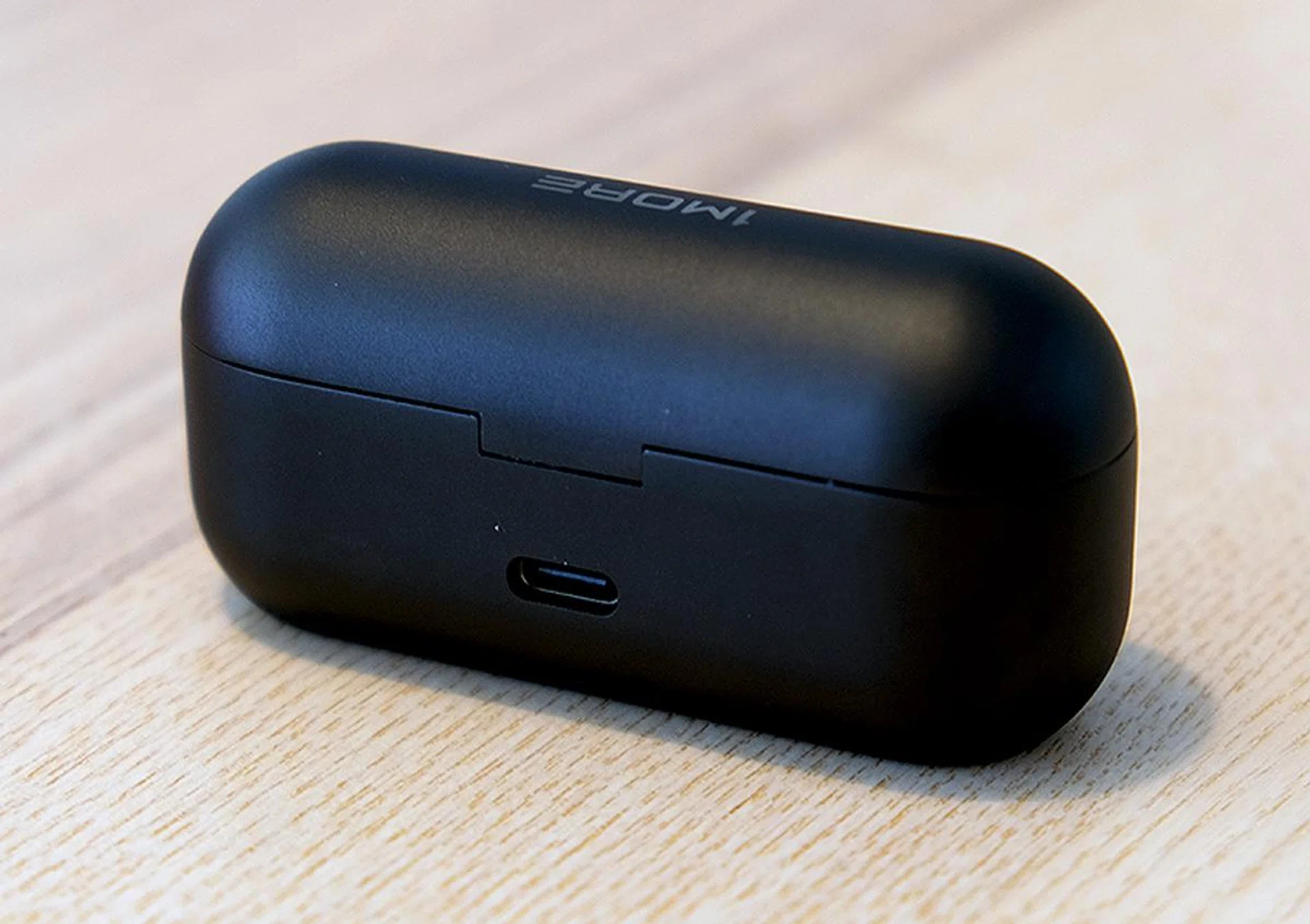 The charging case can be charged via it's USB-C port or wirelessly with a Qi wireless charger.