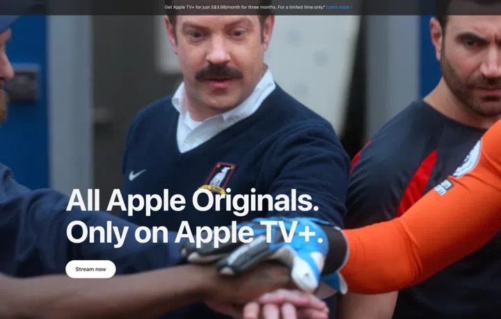 The limited-time offer for Apple TV+ is valid till 25 April 2025 in Singapore. Photo: Apple