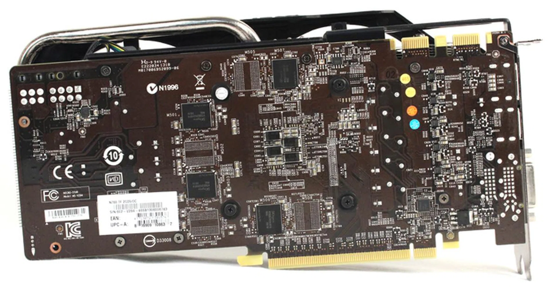 MSI is using a custom PCB for this model.