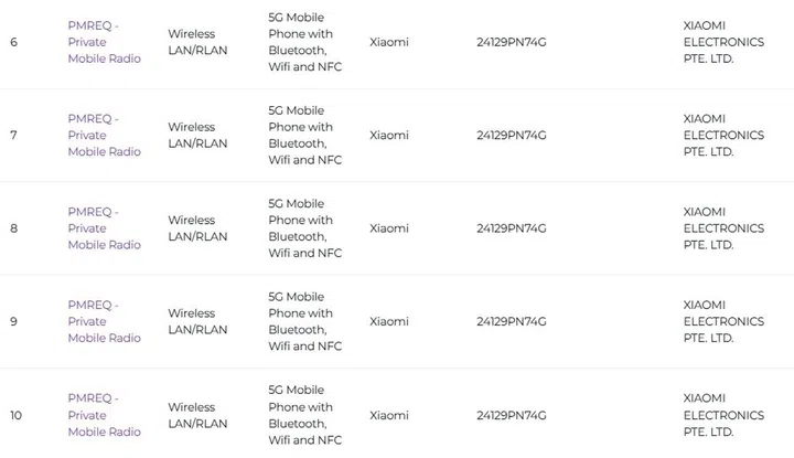 A little bit of digging turns up the Xiaomi 15 certification listings on IMDA's Equipment Search portal. Screenshot: HWZ.