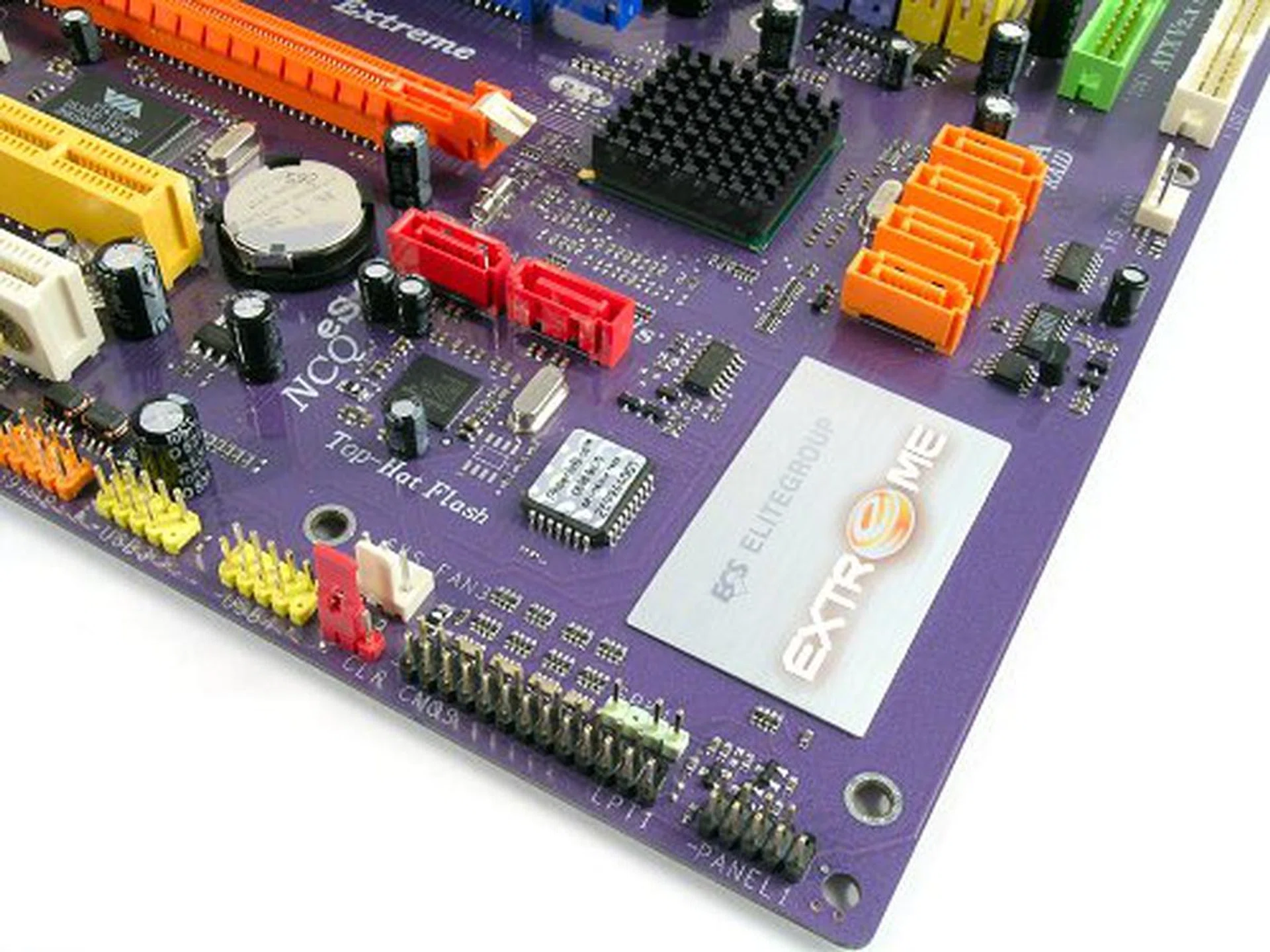 SATA capabilities taken of, whether you need single, RAID or even eSATA connectivity, But if you want speed, remember the two red ports support SATA II and NCQ.