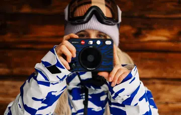 Leica Sofort 2 Burton Edition. Snowboarder not included. Photo: Leica.