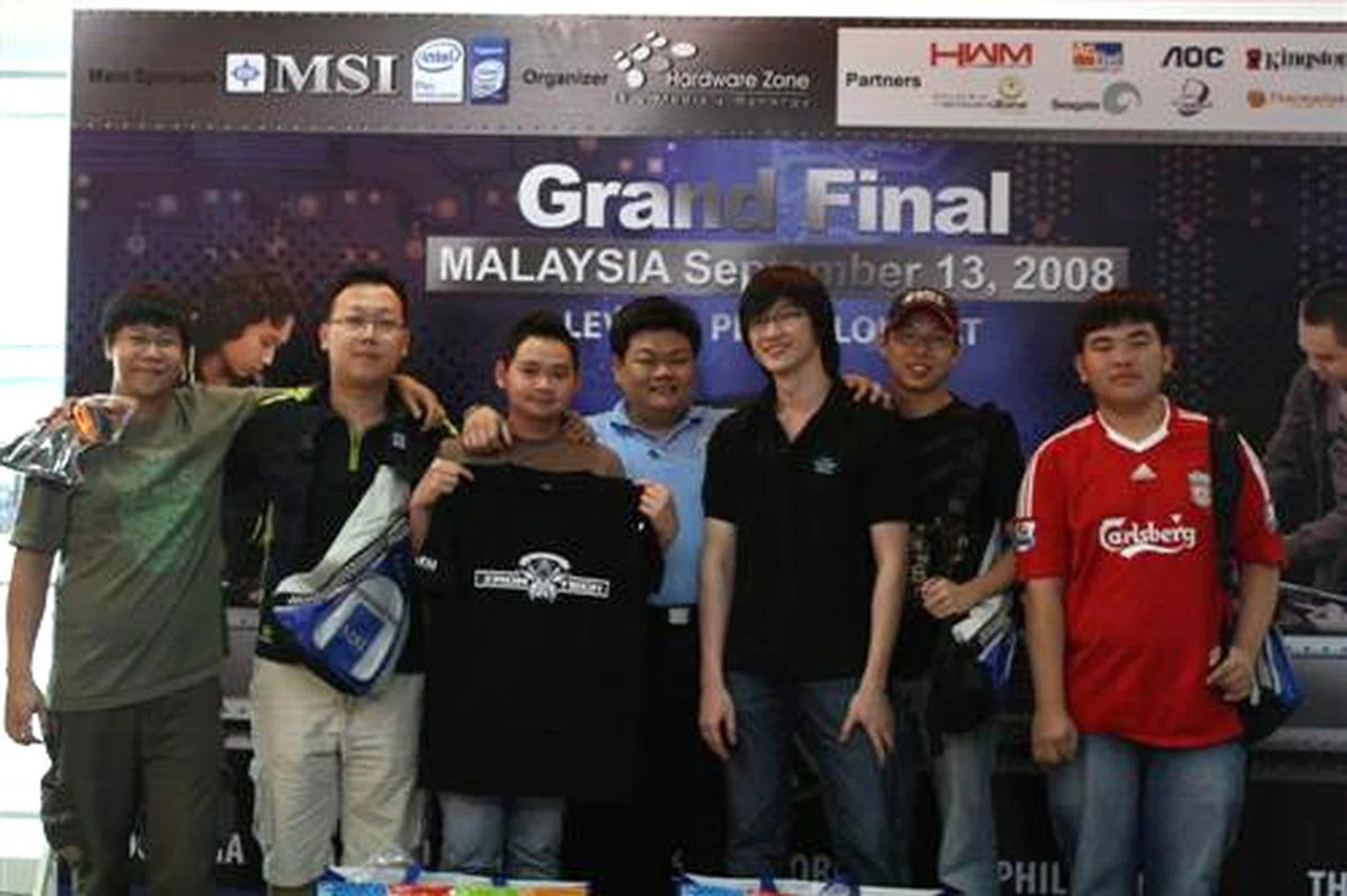  The Irontech participants and winners.  