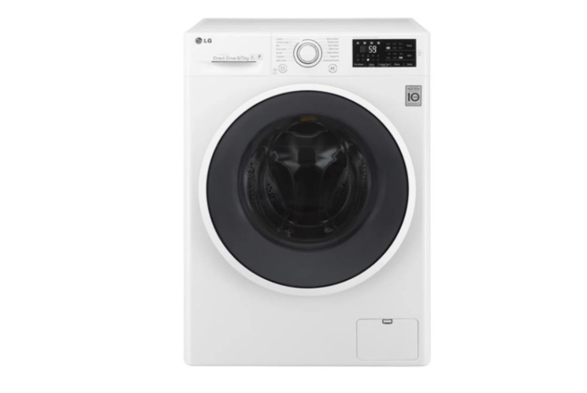 LG F1408DC3W washer and dryer.