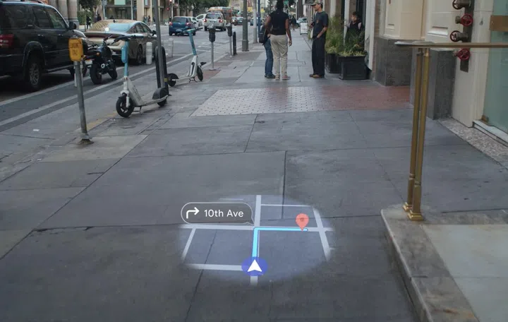 Map directions. Photo: Google.