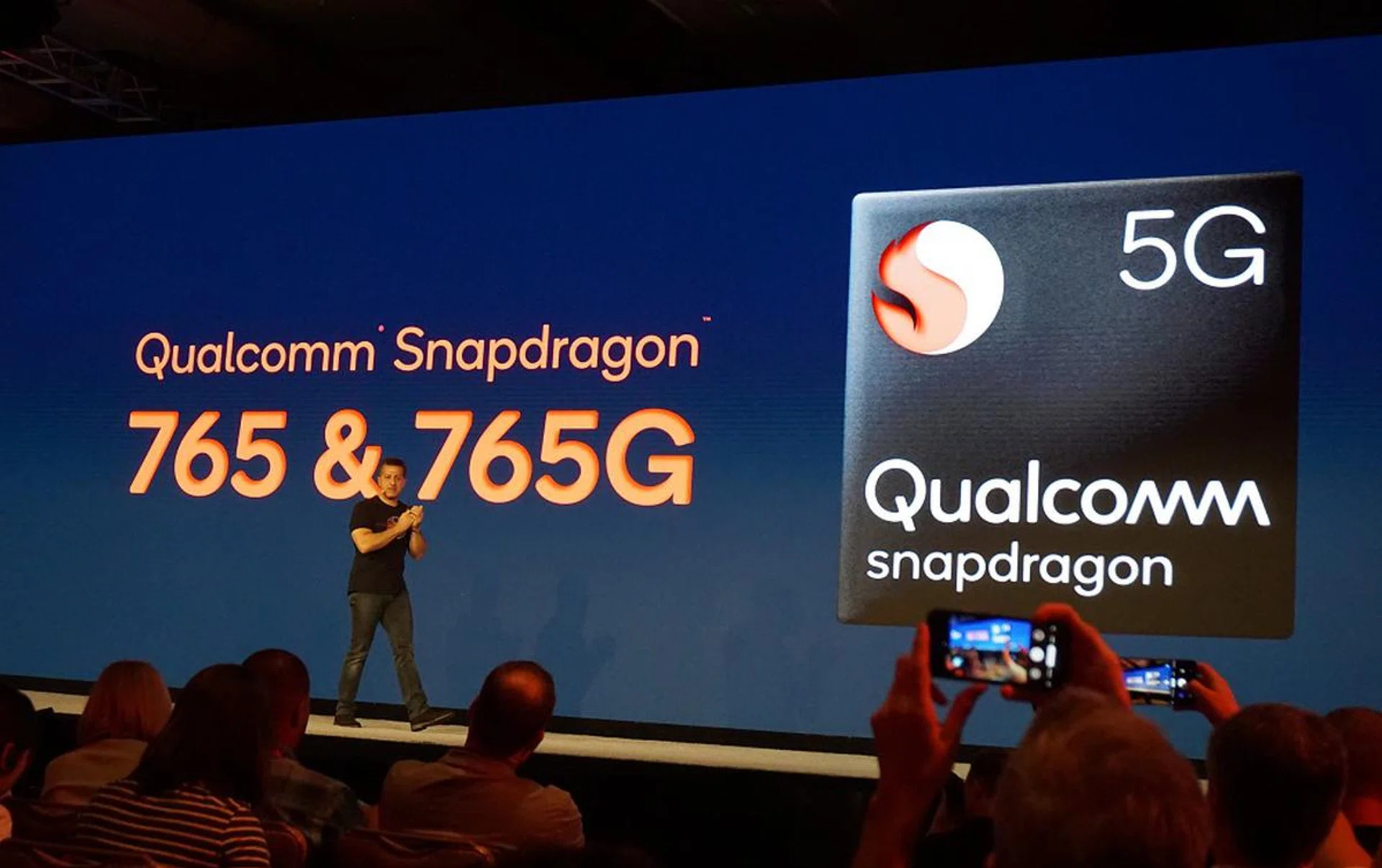Alex Katouzian, SVP & GM of Mobile at Qualcomm Technologies, unveiled the Snapdragon 765 and 765G mobile platforms.