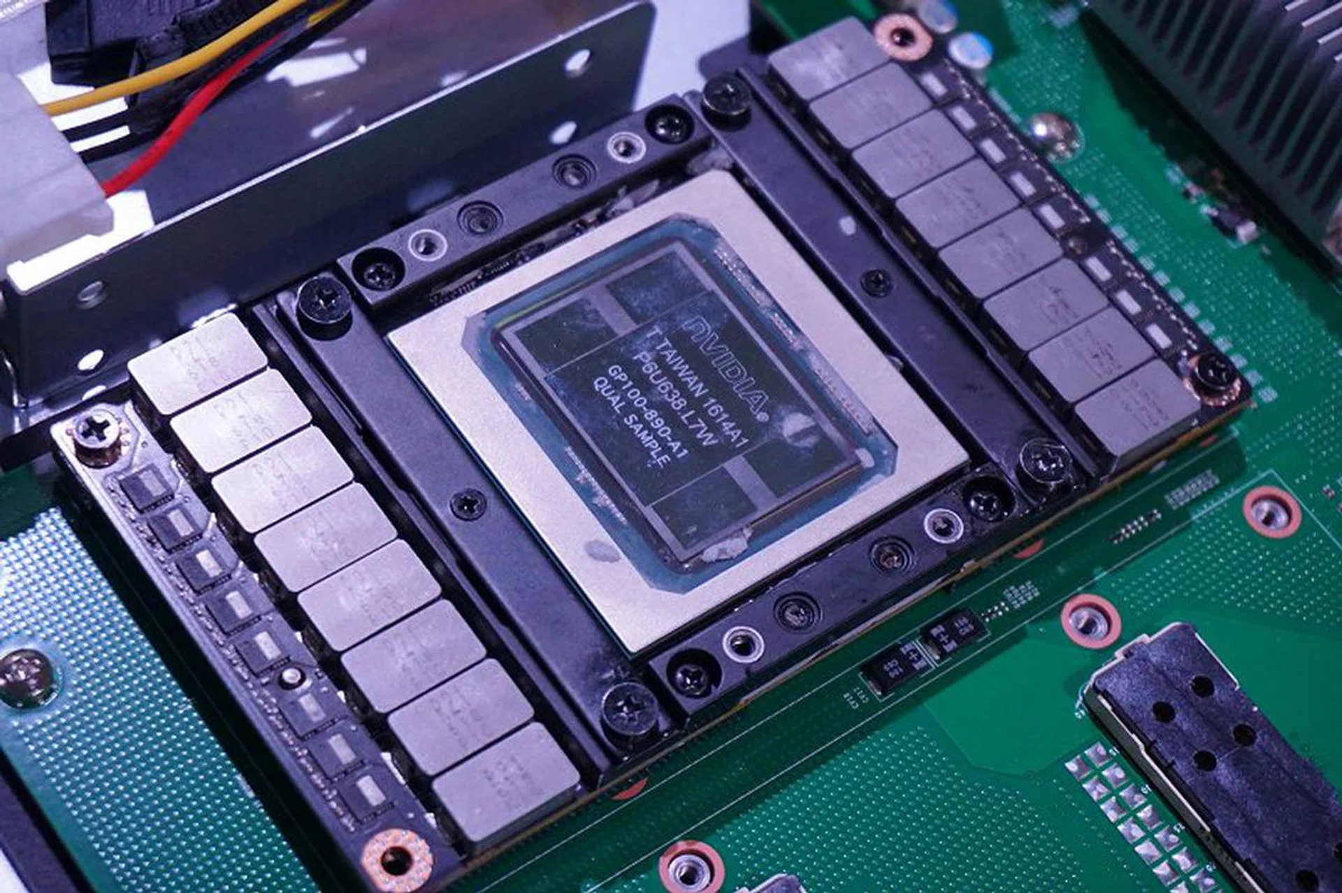 Of course, if you’re looking for the very latest, this is the NVIDIA Tesla P100, the world’s first high performance computing unit for cloud servers as claimed by NVIDIA. It’s indeed several times more capable than a conventional Tesla GPU or even a bunch of them combined.