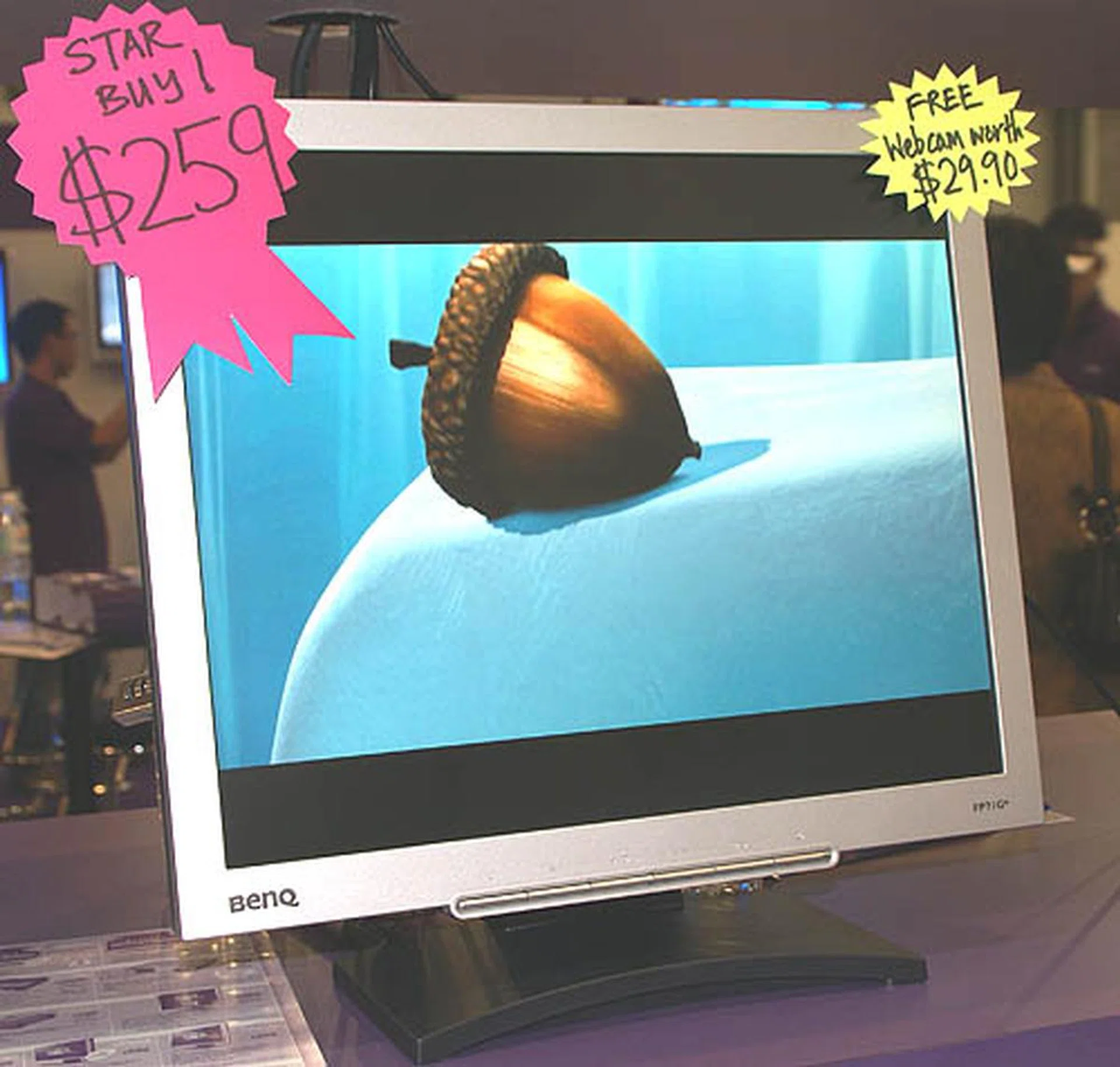 Prices of 17-inch LCD monitors have been falling steadily so it's no surprise that the BenQ FP71G+ is only $259. But don't keep waiting as we have industry news saying these low prices are not going to last long. So buy now or weep.